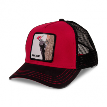 Goorin Bros Woody Wood Animal Series Trucker Hat - Red