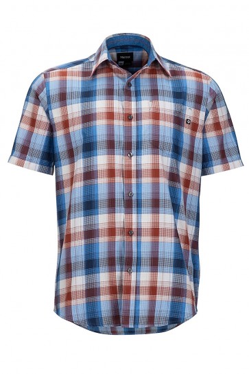 Marmot Men's Notus Short Sleeve (SS) Shirt - Varsity Blue