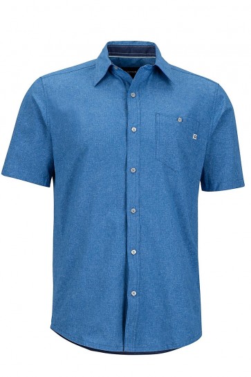 Marmot Men's Windshear Short Sleeve (SS) Shirt - Varsity Blue