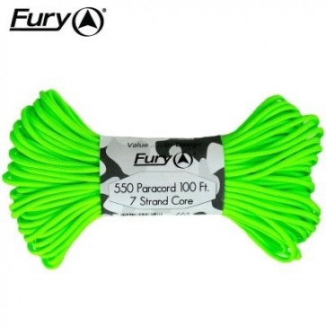 Fury Paracord 30m - Neon Green