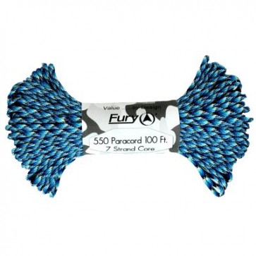 Fury Paracord 30m - Neon Blue Snake