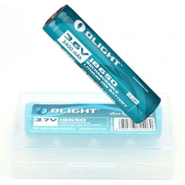 Olight 3400mAh 18650 protected Li-ion rechargeable battery