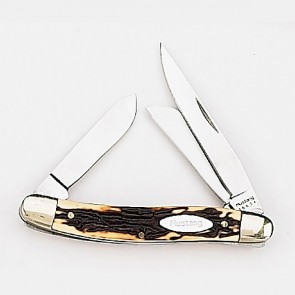 DELRIN- 3 Blade Stockman knife