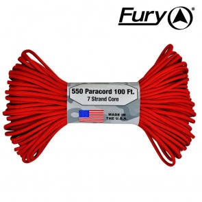 Fury Paracord 30m - Red