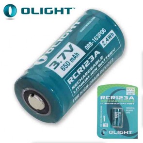 Rechargeable RCR123A Lithium Torch Battery